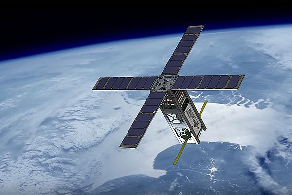 SPACE HAUC shown in Earth orbit