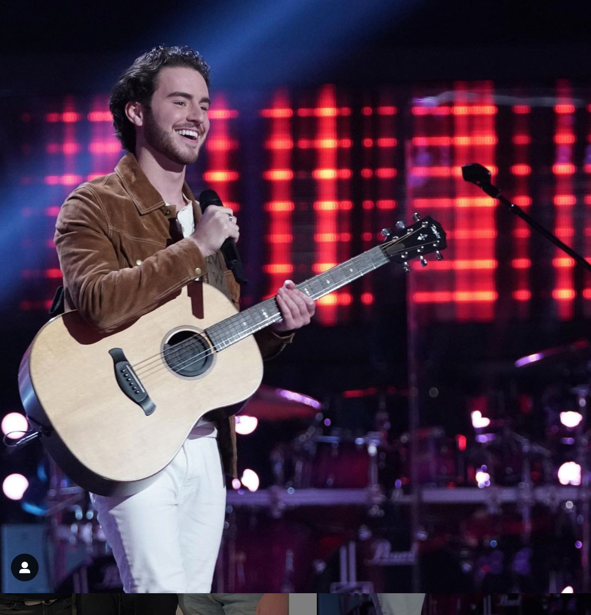 Andrew Marshall performs on NBC's "The Voice"