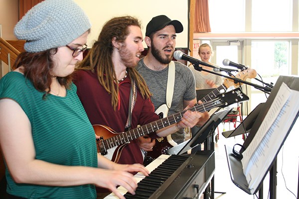 Music students perform at senior center