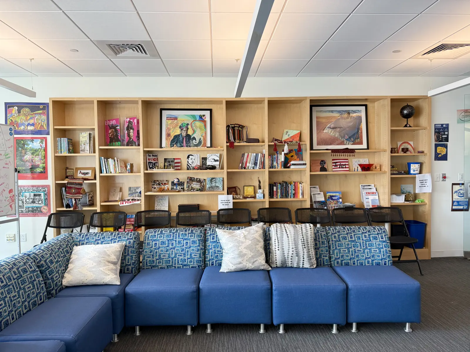 View inside the Social Justice Center.