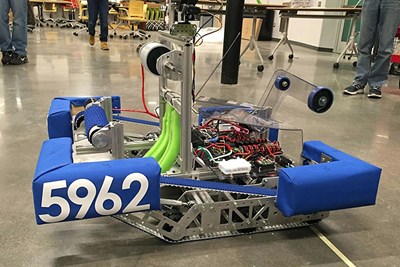 Student-designed robot