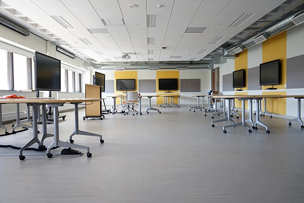 The 64-student TEAL classroom at Olsen Hall