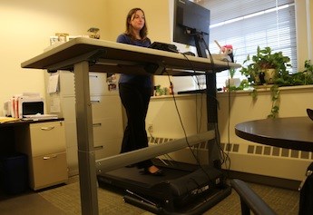 Researchers Test Treadmills At Work Umass Lowell