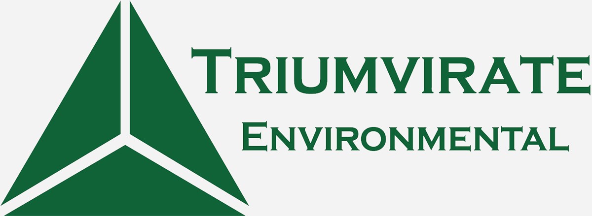 Triumvirate Environmental Logo_ triumvirate environmental provides hazardous waste disposal, EHS consulting, and lab services & facility services to life sciences, education, healthcare, and industrial organizations.