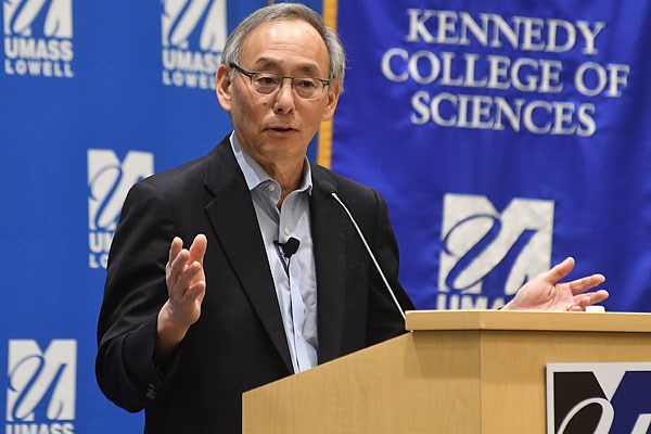 Steven Chu, Ph.D., delivers the 2016 Tripathy Endowed Memorial Lecture.