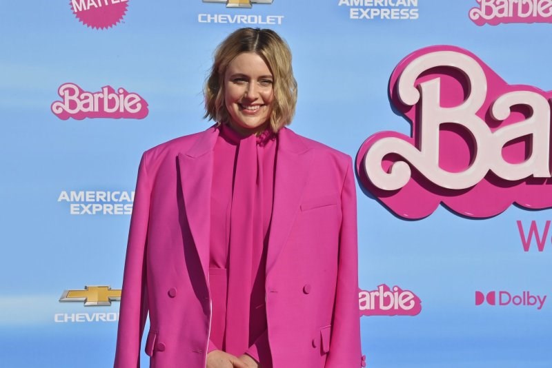 Barbie Director Greta Gerwig at movie premiere