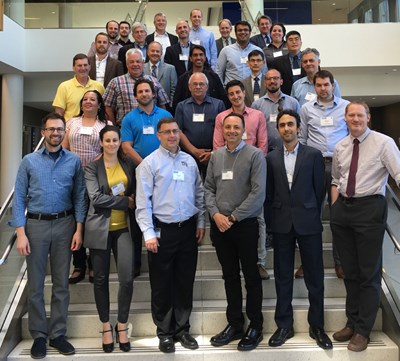 WindSTAR Researchers pose for a group picture at an annual meeting.