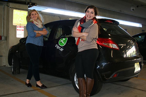 More Zipcars added to campus parking garages