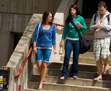Students in South campus