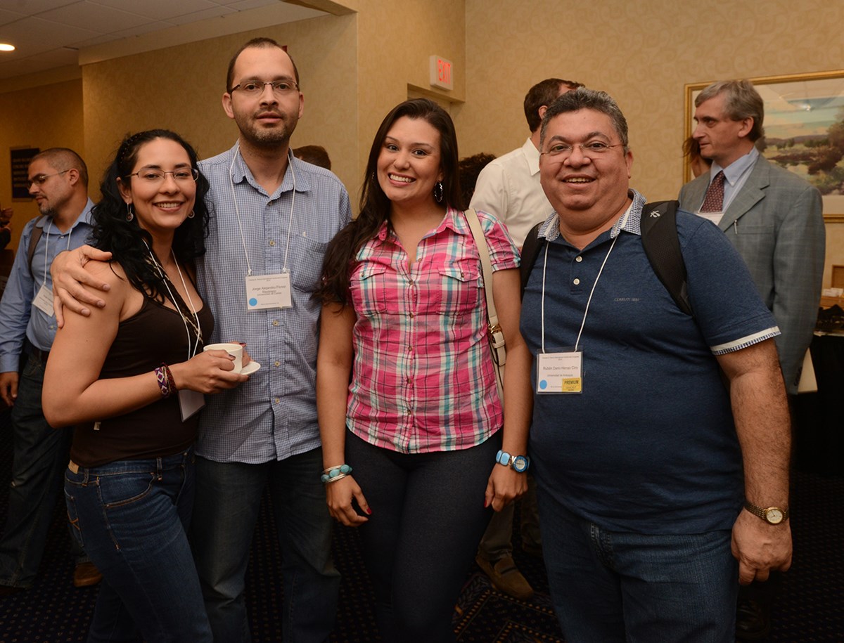 Attendees pose for a photo at the 2014 Charles S. Peirce International Centennial Congress.