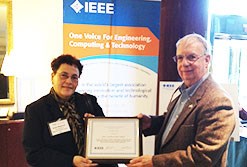 Prof. Dalila Megherbi wins award