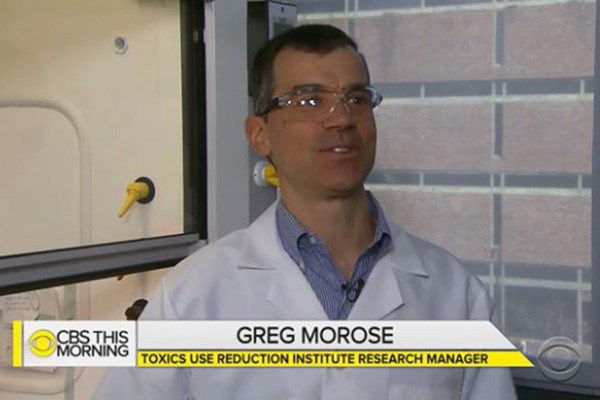 UMass Lowell TURI Research Manager Greg Morose on CBS This Morning