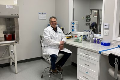 Gregory Chiklis '92 has been on the front lines of testing for the COVID-19 virus. 