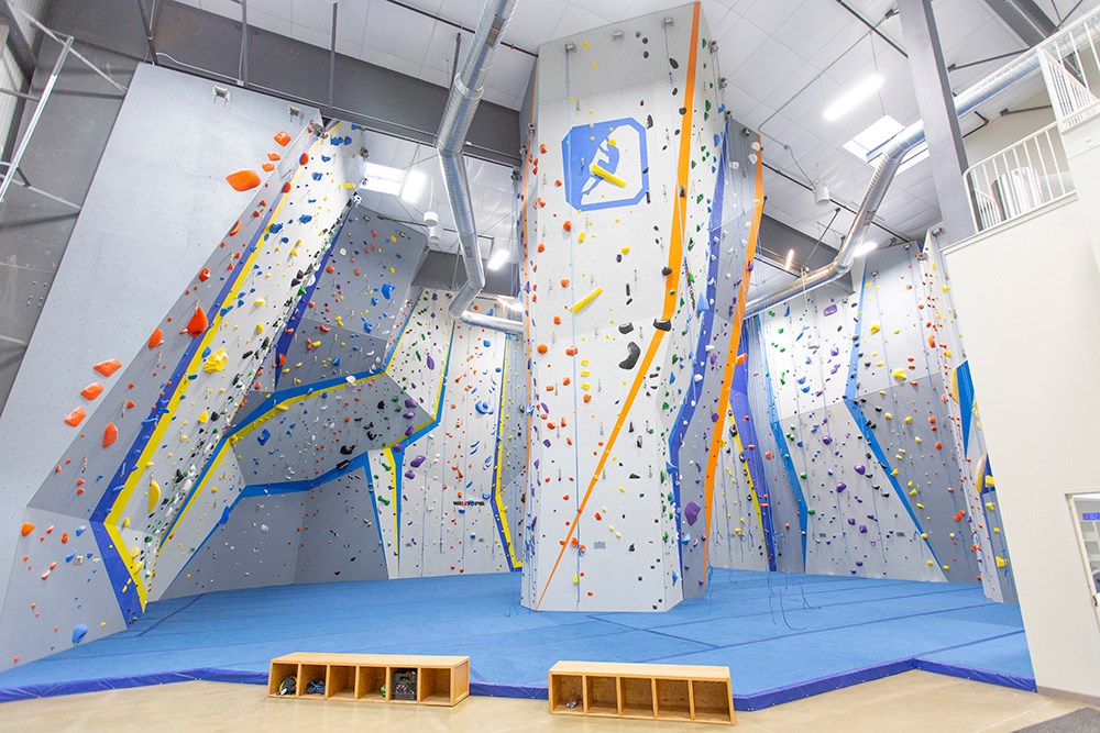 Central Rock Gym Stoneham climbing facility.