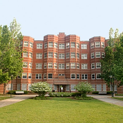Donahue Hall is a student residence hall on the UMass Lowell campus