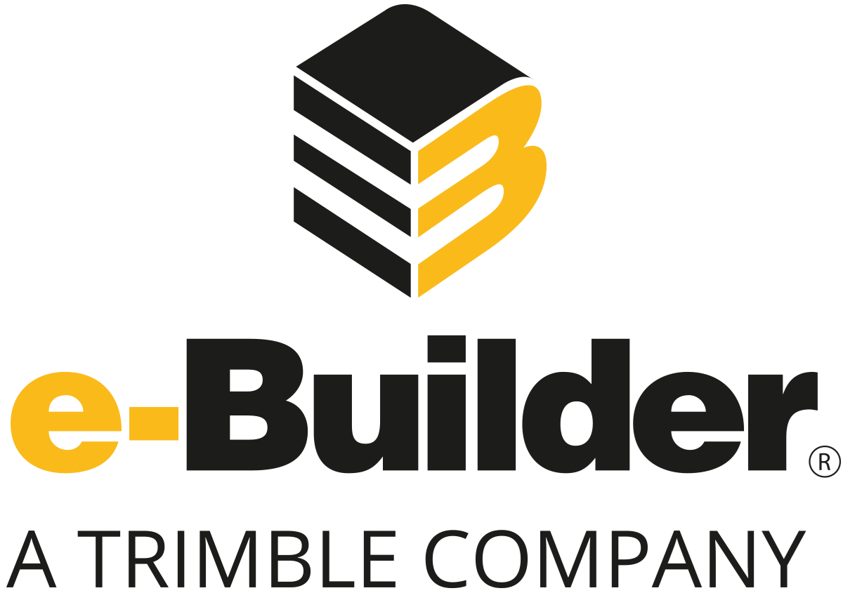 e-Builder Logo. e-Builder: owner’s project construction management software