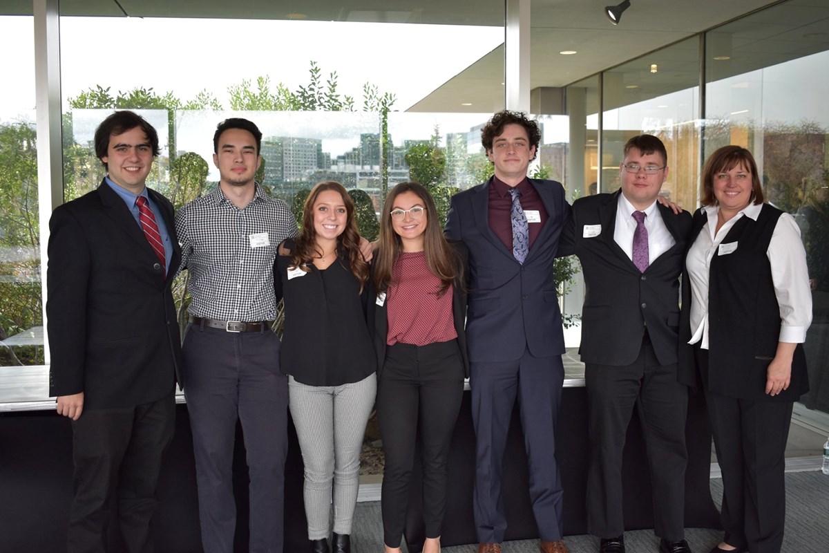This group of students in our department attended the fed challenge 2019 organized by the federal reserve bank of boston.