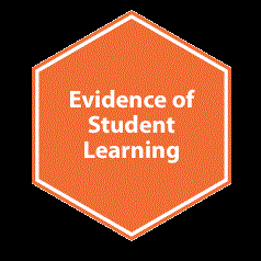 Evidence of student learning graphic