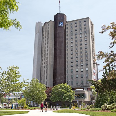 Fox Hall is a student residence hall on the UMass Lowell campus