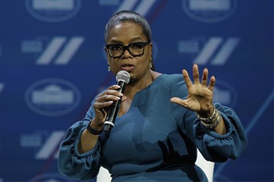Oprah Winfrey speaks