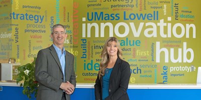 Innovation Hub leadership: Tom O'Donnell, Lisa Armstrong 