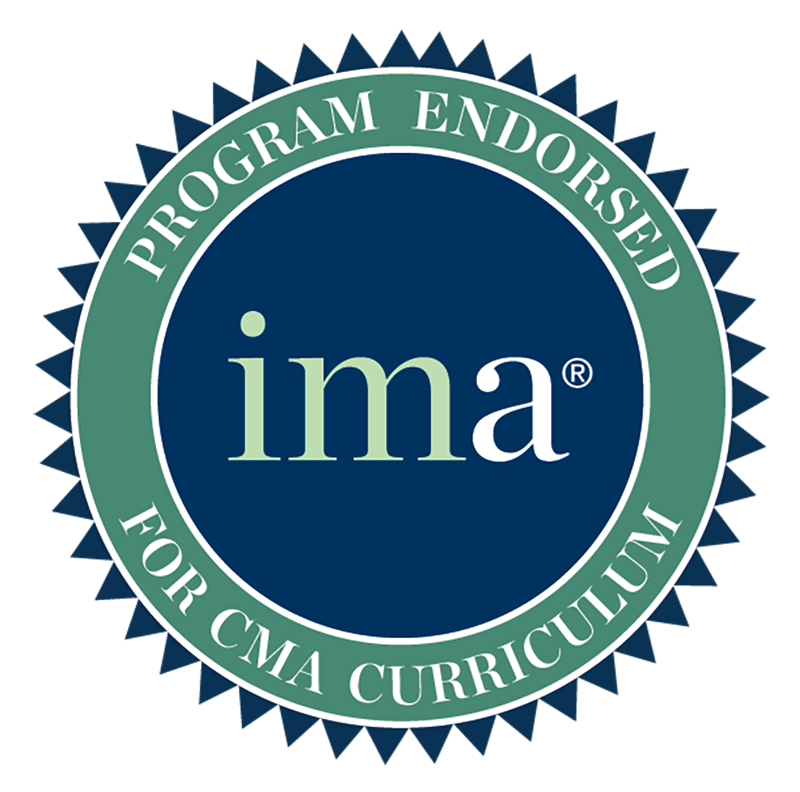 IMA Endorsement Seal. IMA's® (Institute of Management Accountants) Higher Education Endorsement initiative recognizes programs that meet high educational standards, preparing students to enter into the profession of management accounting.