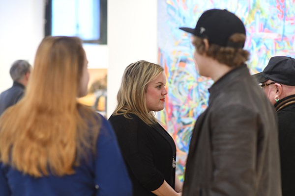UML students were all over Lowell's galleries in four exhibits