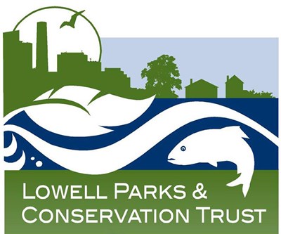 Lowell Parks and Conservation Trust logo. The Lowell Parks & Conservation Trust's mission is to improve the quality of life for the people of Lowell through the creation, conservation, and preservation of parks, open spaces, and special places.