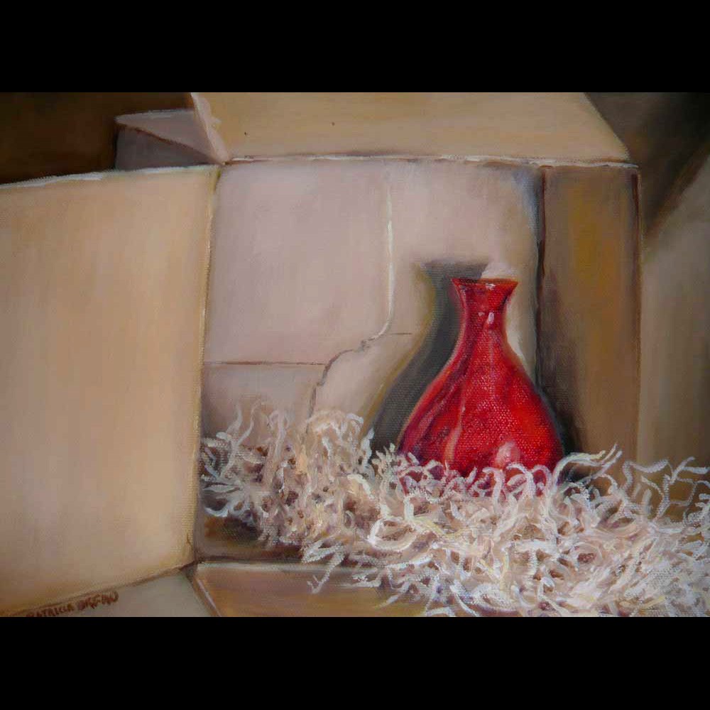 Patricia-Orfao-Art-Red-Bottle