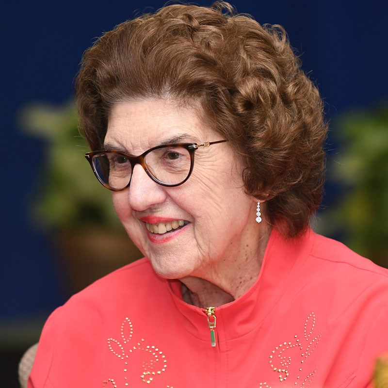 May Futrell at Nursing 50th anniversary in 2018
