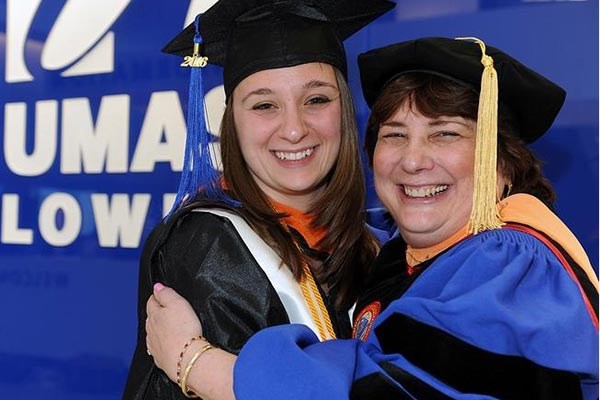 Marcelle Durrenberger and her mom Jocelyne of Hudson will be graduating together from  UMass Lowell May 14.