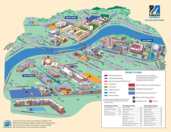 umass lowell south campus map Umass Lowell Campus Map Gadgets 2018 umass lowell south campus map