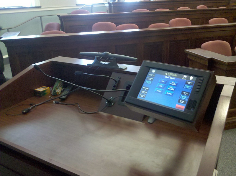Classroom Technology Podium. Classroom Technology: Instructional Technology Services (ITS) supports all the technologies available for faculty in the classroom.