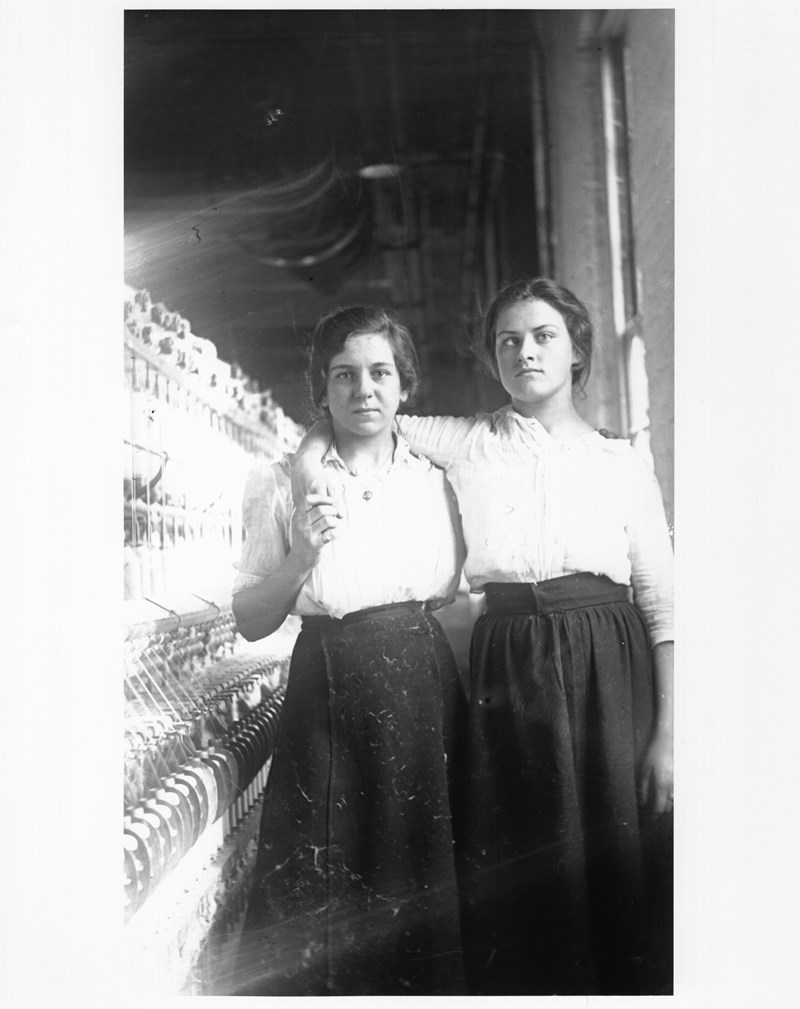 Portuguese mill workers in Lowell, c. 1910.