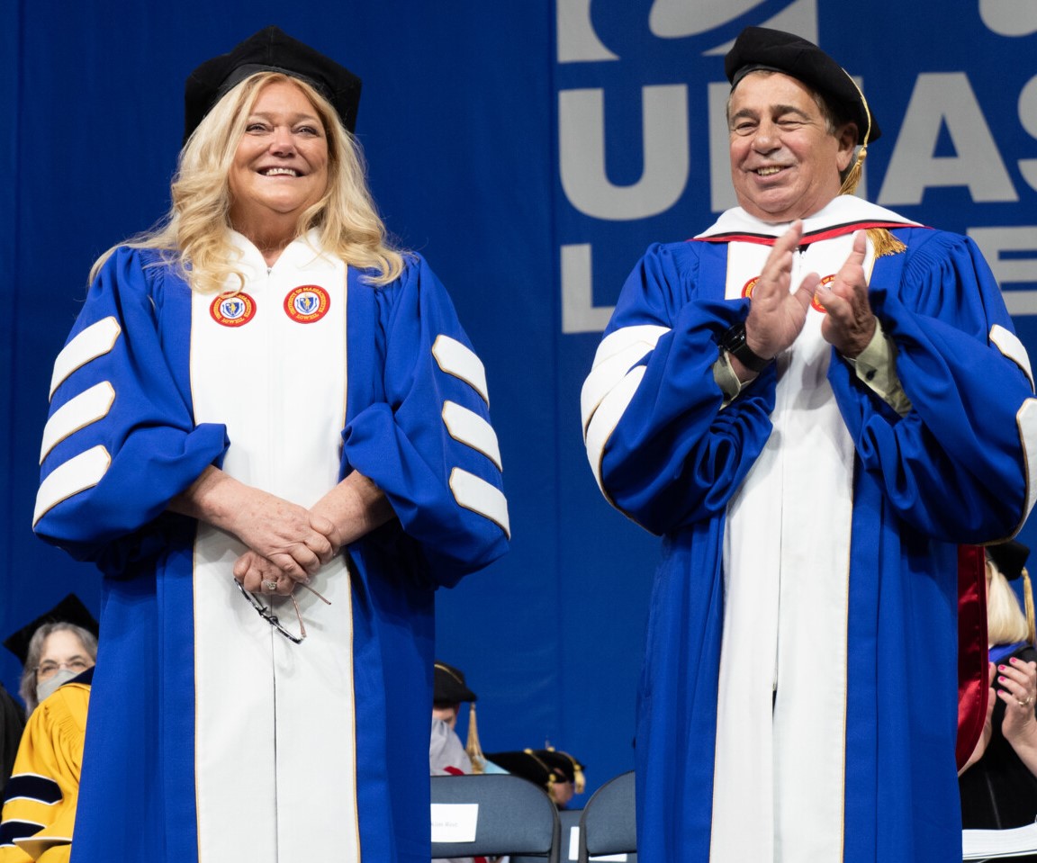 Kim and Brian Rist at Commencement 2022