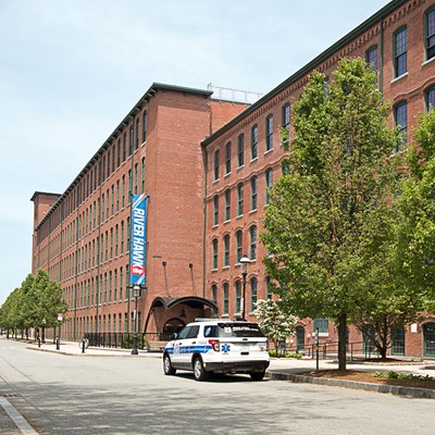 River Hawk Village is a student residence hall near the UMass Lowell campus