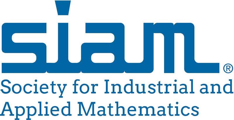 Logo for Society for Industrial and Applied Mathematics. Society for Industrial and Applied Mathematics (SIAM) is a nonprofit organization which fosters the development of applied mathematical and computational methodologies. 