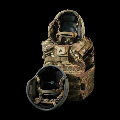 Soldier Protective Gear Display