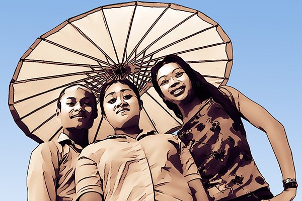 Illustration: Southeast Asian Americans have common experiences but, as these three people show, have much diversity among themselves.