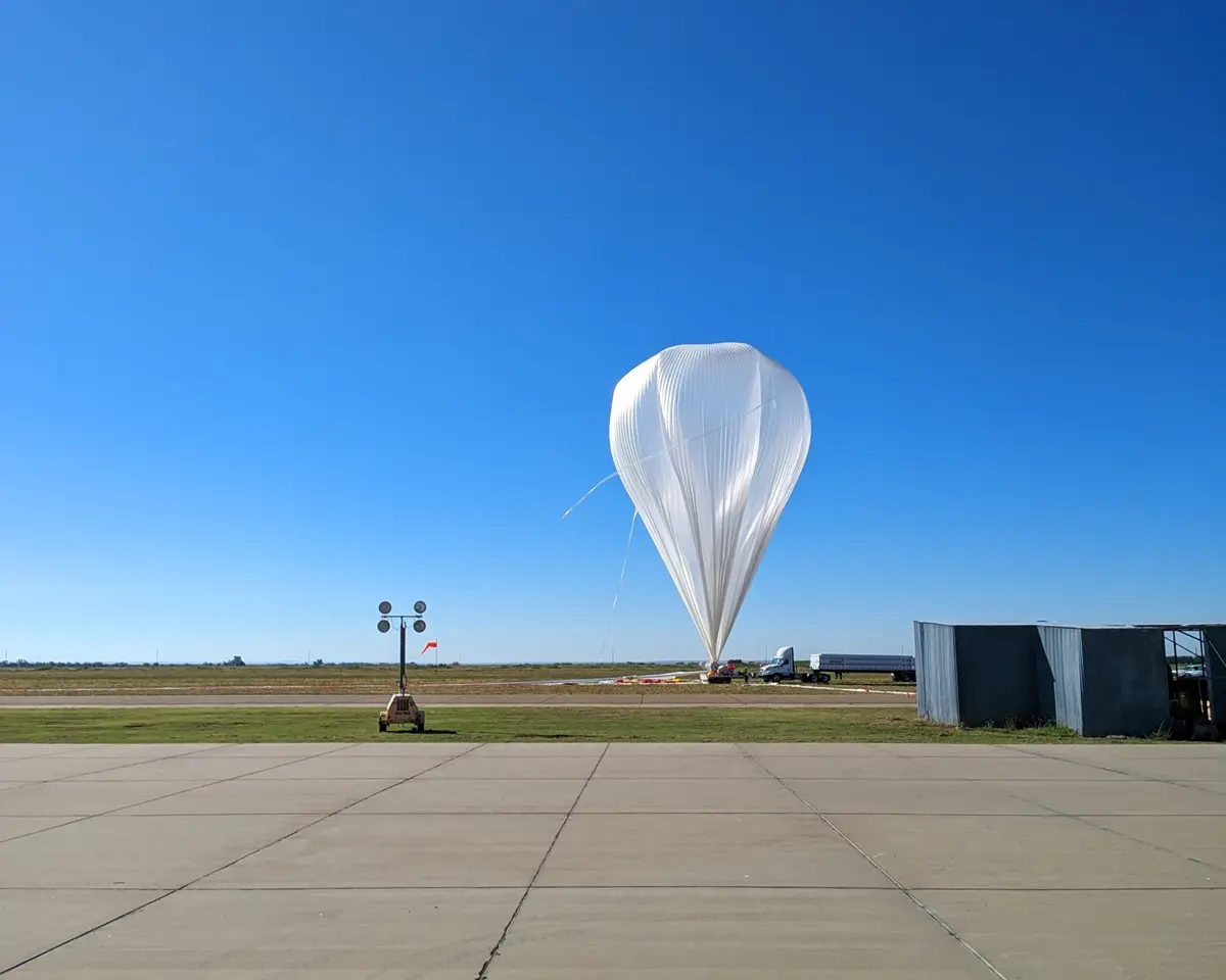 PICTURE-D getting ready to launch at Fort Sumner, New Mexico