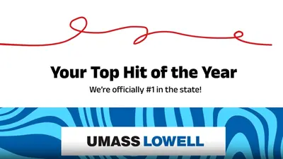 Your Top Hit of the Year We're Officially #1 in the State UMass Lowell