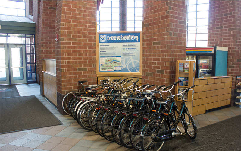 Campus Rec Bike Station