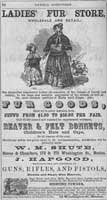 Advertisment for Ladies Fur Store