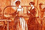 illustration - women working at machine